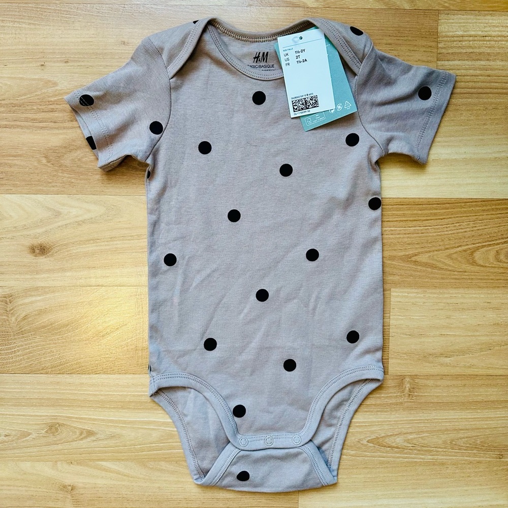 NWT polka dot onesie from H&M | 2T